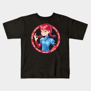 Smug Wendy's (Full size) Kids T-Shirt